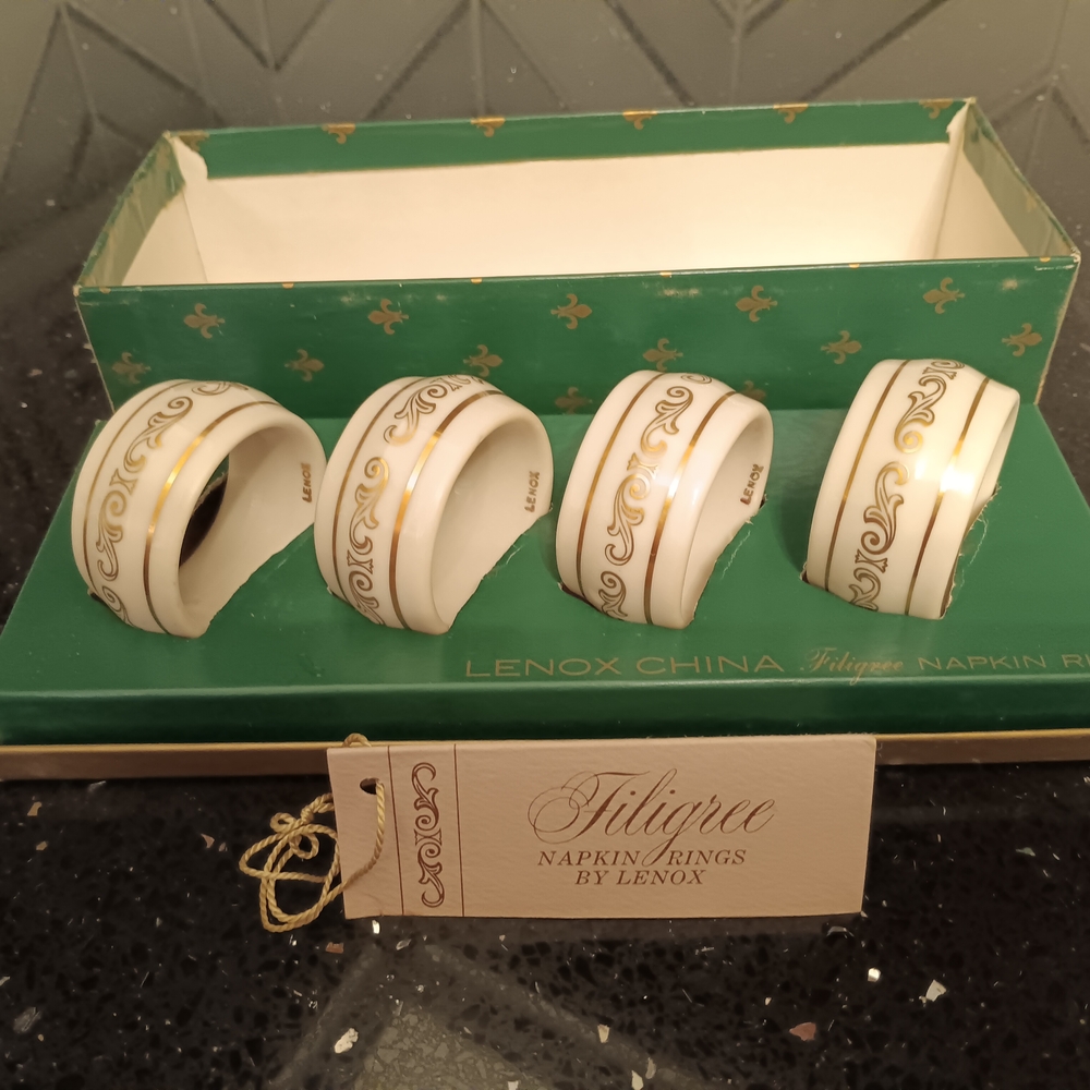 Lenox Napkin Rings - Picture 2 of 3